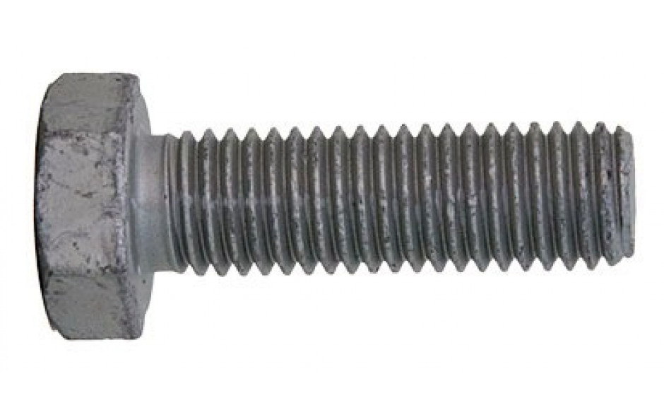 Sechskantschraube DIN 933 - 10.9 - Zinklamelle silber+Topcoat - M12 X 45