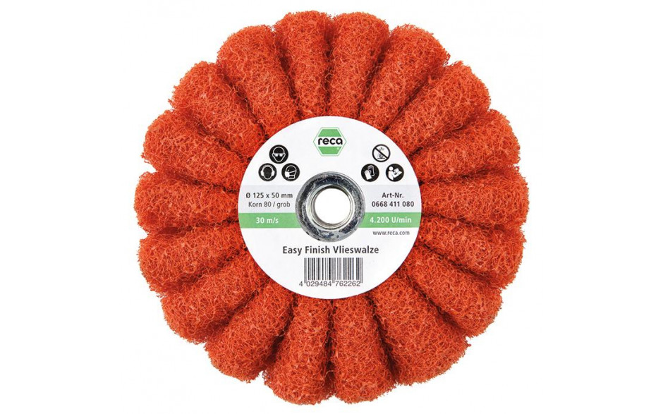 RECA Easy Finish Walze 125 x 50 M 14 K 80 orange