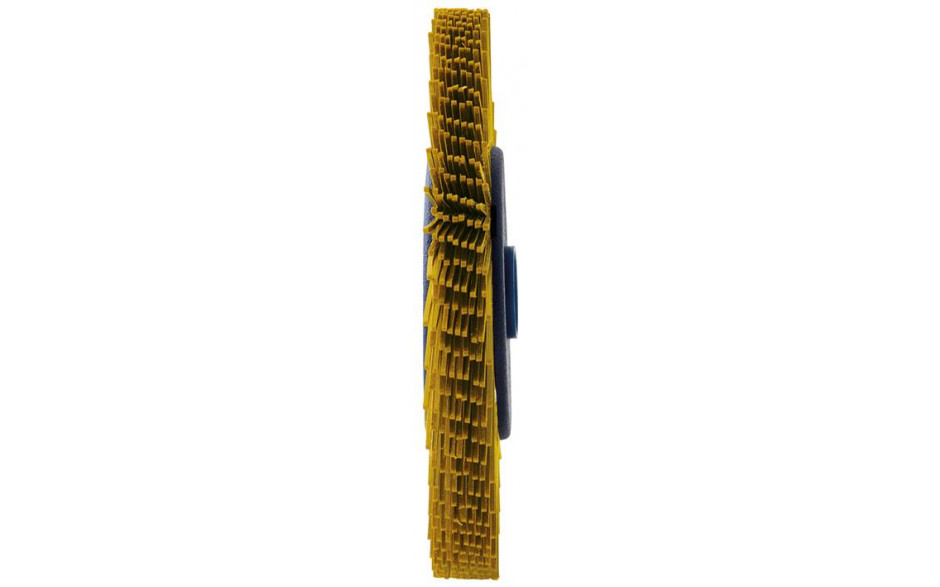 RECA Brush Rundbürste 152x12,7x25,4 K80 gelb mit Flanschen/Adapter Typ A