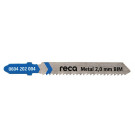 RECA Pânză pentru fierăstrău perforator metal 2 mm pentru tăieri drepte 50/75 mm
