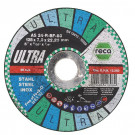 RECA Disc pentru degroșare Ultra Inox, încrucișat, Ø 125 mm grosime 7 mm găurire 22,2 mm