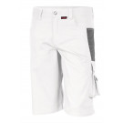 Pantaloni scurți pe MG245, culoare alb/gri, Măr. 46