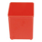 Cutie goală A3, roşu, dim. în mm: (B x H x T): 52 x 52 x 63 mm