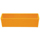 Cutie goală F3, orange, dim. în mm: (B x H x T): 208 x 52 x 63 mm