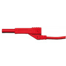 Cablu de măsură roșu 4 mm x 5 m cu stecher