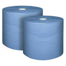 Hârtie de curăţat 3 straturi albastru 22 x 36 cm Pak = 2 role per rolă 1000 foi